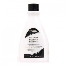 Super Nail Pure Acetone Polish Remover 4oz